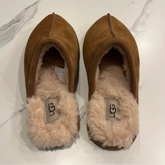 NWT UGG Pearle UGGplush™ Scuff Slipper - Chestnut - Picture 8 of 10